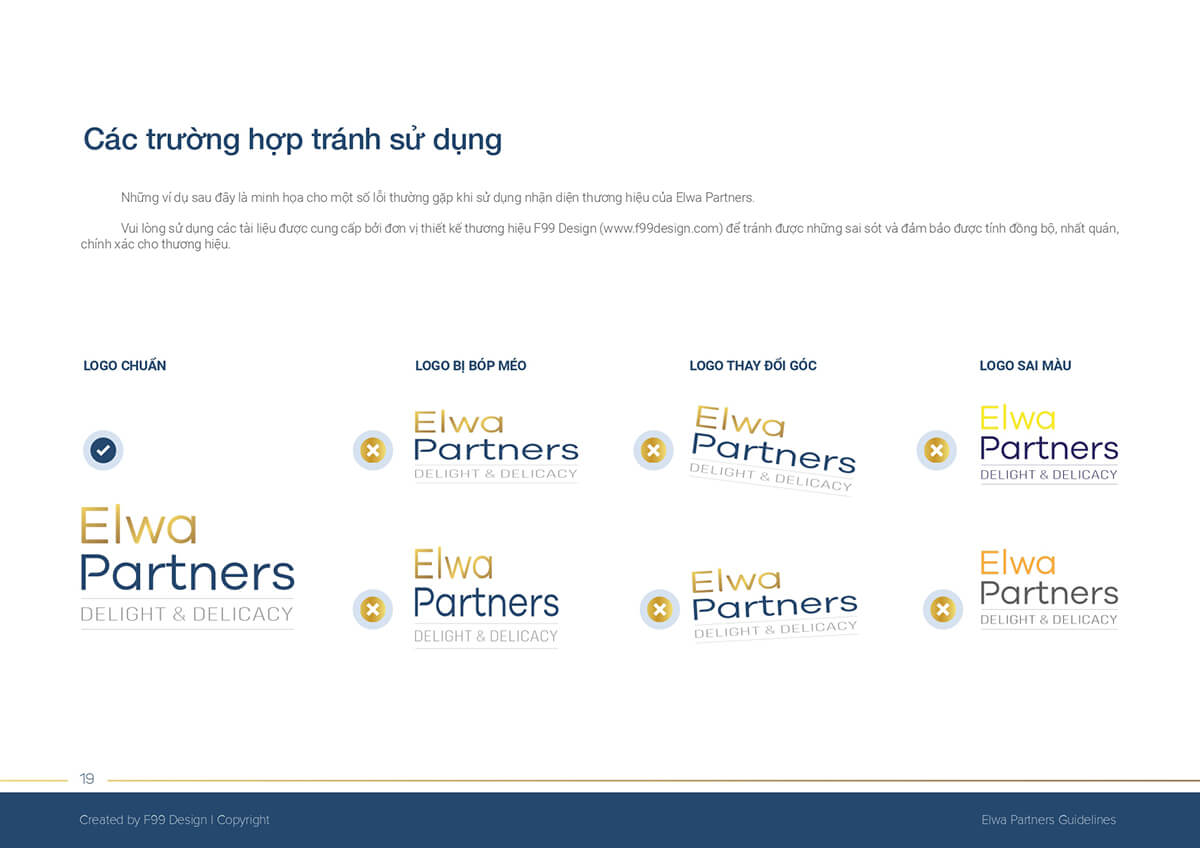  Các trường hợp tránh sử dụng logo Elwa Partners 