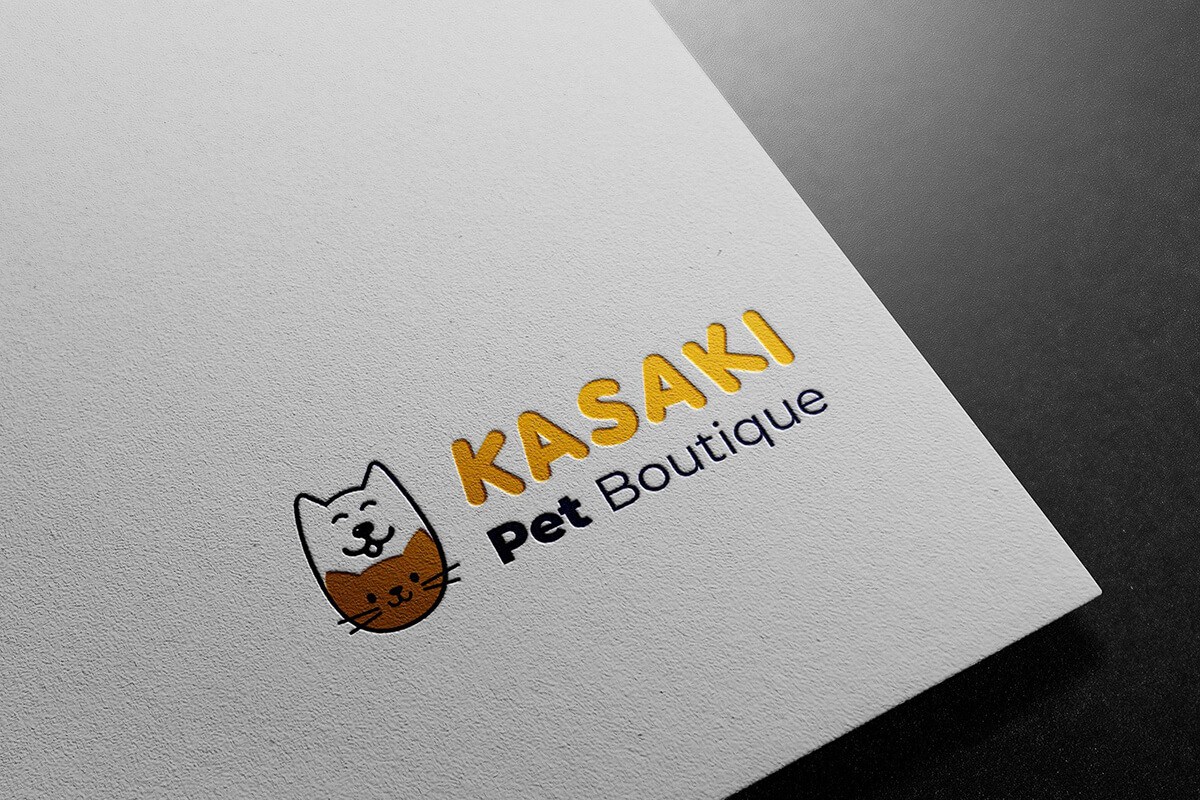 Thiết kế logo chăm sóc thú cưng KaSaki