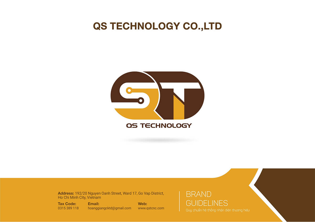 Thiết kế logo Cơ Khí QS Technology