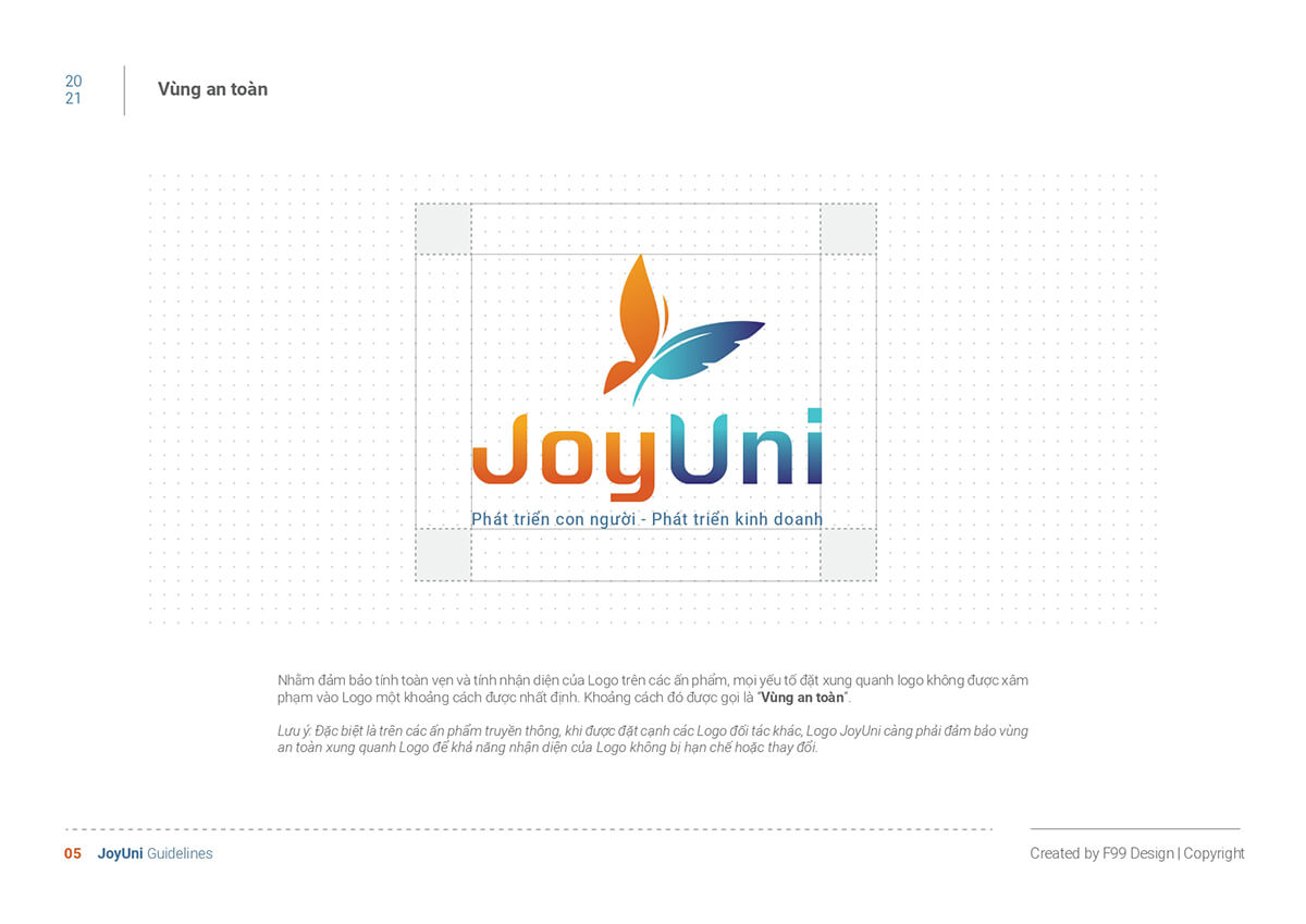 Vùng an toàn logo đào tạo kinh doanh JoyUni