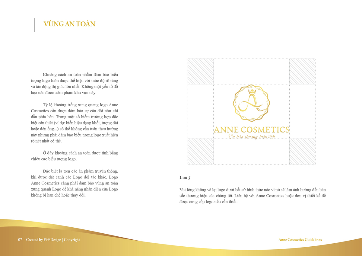 Vùng an toàn logo Anne Cosmetics